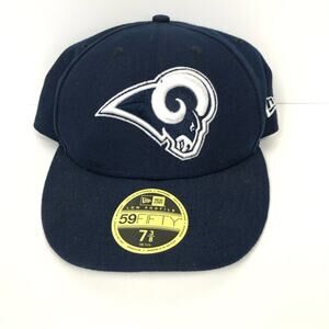 New Era Los Angeles Rams NFL 59FIFTY Fitted Hat Cap Men's Size 7 1/8 NWT